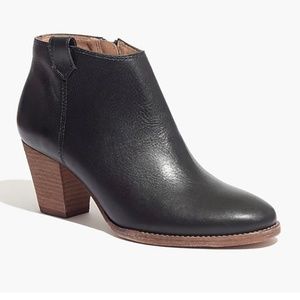 MADEWELL Billie Boot in Black Leather